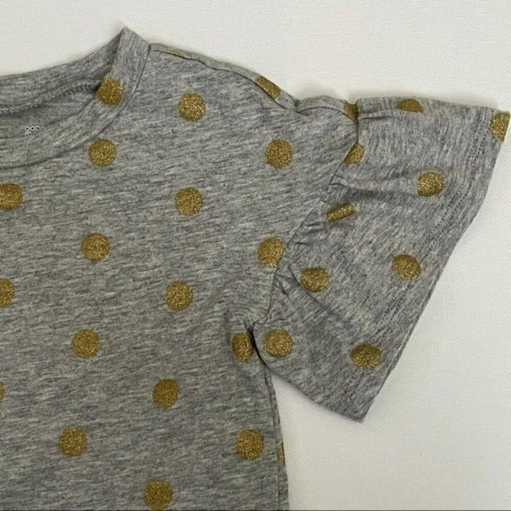 Baby Gap Toddler Girl Ruffle Sleeve T-Shirt Dress Size 2